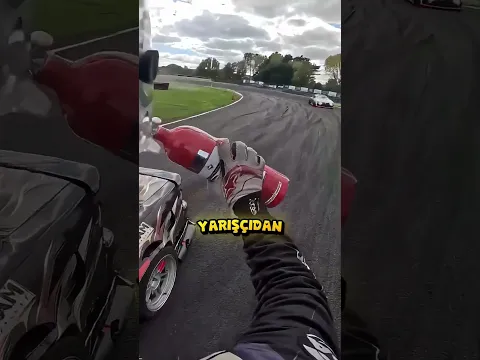 Yarışın Ortasında Arabası Alev Aldı 🏁