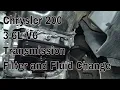 Transmission fluid and filter change Chrysler 200 3 6L V6