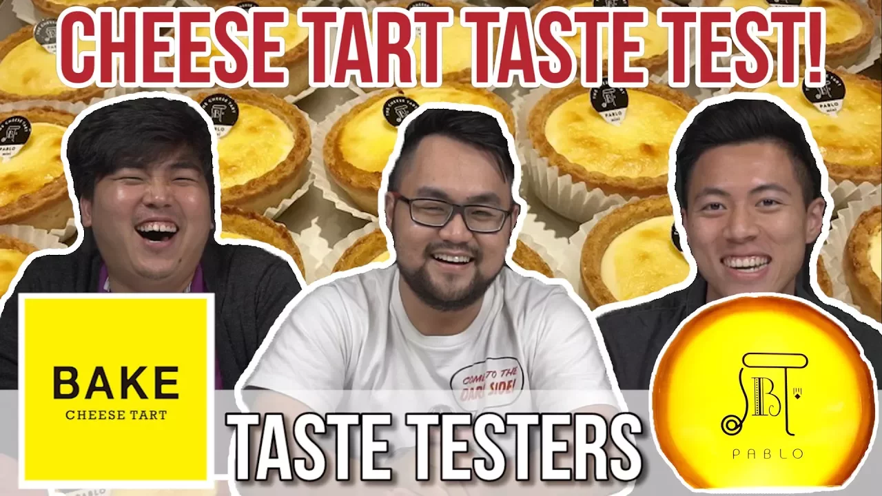 Best Cheese Tart in Singapore   Taste Testers   EP 16