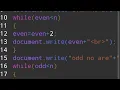 JavaScript Code to Print Even and Odd Numbers Between 1 to N Even Odd num in JavaScript anWriter