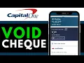 How to Get a Voided Check from Capital One 2025 FULL GUIDE