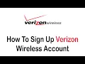 How To Sign Up Verizon Wireless Account Create Verizon Wireless Account