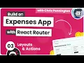 Build a Budgeting App with React Router - Layouts Actions