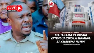 🔴LIVE: CHADEMA WANAZUNGUMZA BAADA YA MAHAKAMA KUTENGUA ZUIO  LA SHUGHULI ZAO NCHINI