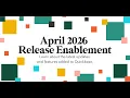 April 2026 Release Enablement