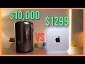 10 000 Trash Can Mac Pro vs 1299 M2 Pro Mac mini
