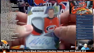 20-21 Upper Deck Black Diamond Hockey Inner Case PYT Break April 23 2021