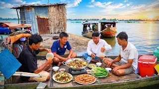 Lai rai "Giò Heo Quay Kho Cải Chua" trên Cánh Đồng Nước Nổi giáp Biên Giới Campuchia | Nét Quê #689