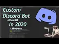 How to make a CUSTOM Discord BOT 2021 Part 1 Command Reply