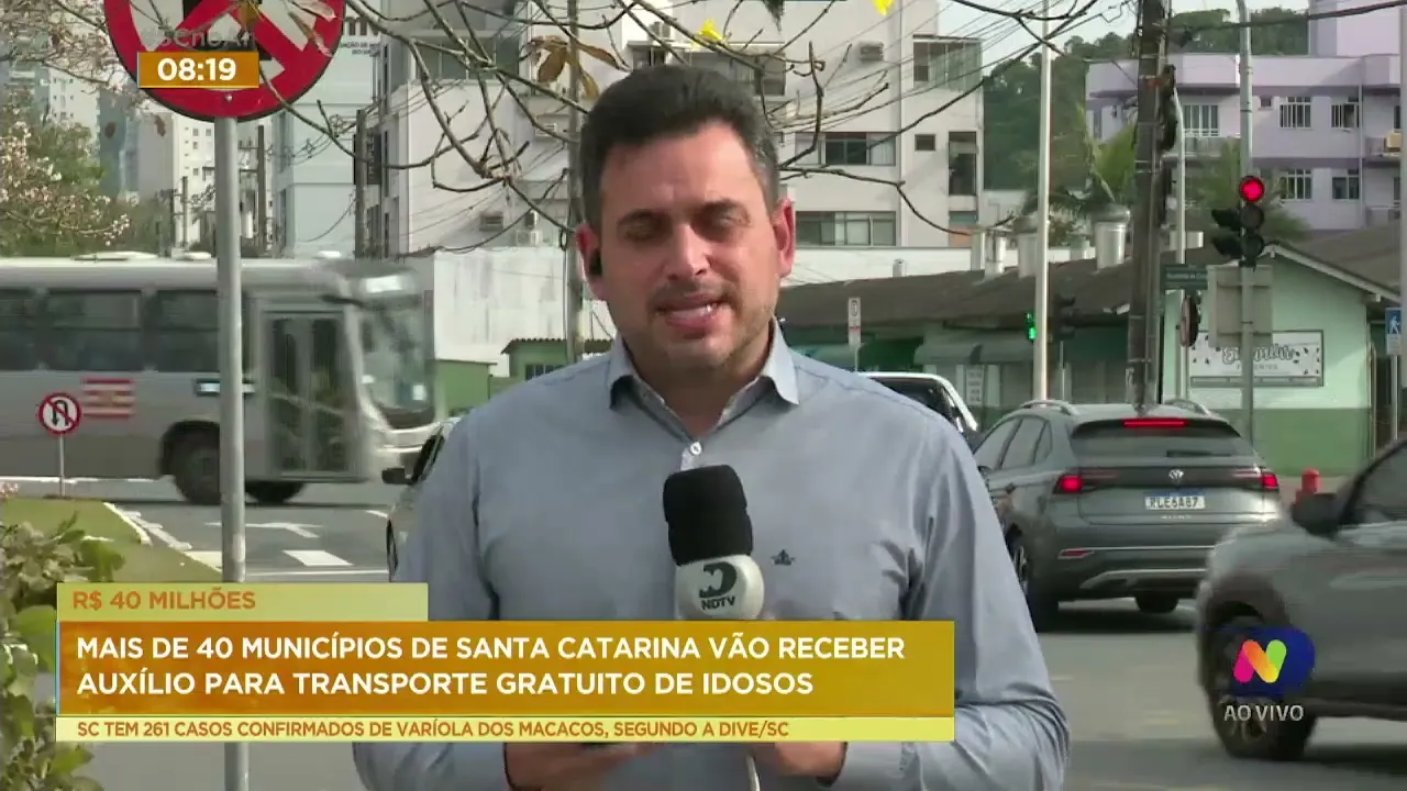 Transporte gratuito de idosos em mais de 40 cidades de SC será custeado pelo governo federal