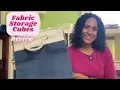 Fabric Storage Cubes Review 13x13 Collapsible Bins with Handles 6-Pack