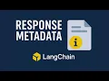 Response Metadata Python LangChain