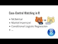 Matched Case-Control Analysis in R McNemar Mantel-Haenszel Conditional Logistic Regression