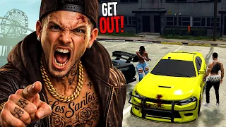 Trolling GTA RP Gang Members by Not Getting Out Their Cars...THEY LOST IT (GTA RP TROLLING)