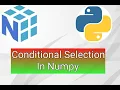 Numpy Conditional Selection in Hindi