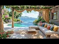 Tranquil Beachside Jazz Cafe Smooth Jazz Relaxing Morning Ambience for Peace Focus Relax