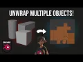 How to UV Unwrap Multiple Objects onto One UV Map