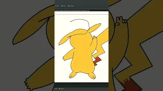 Drawing Pikachu in Python