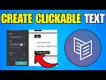 How To Create Clickable Text On Carrd Site Step By Step Guide