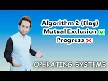 23 Algorithm 2 using Flag Two Process Solution for Critical Problem Urdu Hindi