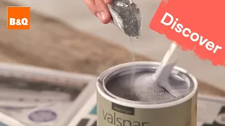 Valspar paint glitter