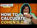 How to Calculate Cohen s D Statistics Ep 22