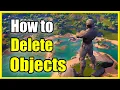 How to DELETE Objects Reset Island in FORNITE Creative Mode Fast Tutorial