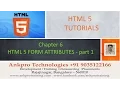 HTML 5 - Chapter 6