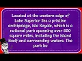 Download Lagu What National Park Is Surrounded By A Great Lake?