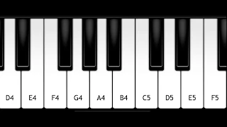     تعليم عزف اغنية وماله   عمرو دياب   على بيانو الجوال   دندنها