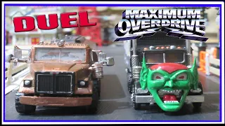 duel truck vs green goblin happy toyz truck stop motion