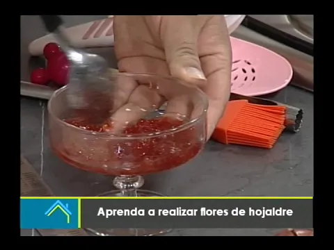 Cocina en Casa: Aprenda a realizar flores de hojandre