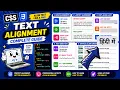 CSS Text Alignment Explained Left Center Right Justify RTL Sub Super IT WALA HINDI-