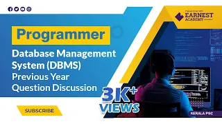 KERALA PSC PROGRAMMER - DATABASE MANAGEMENT SYSTEMS
