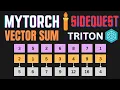 Triton Vector Addition Kernel A MyTorch Sidequest