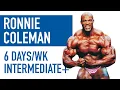 RONNIE COLEMAN-Style Push Pull Legs Workout Plan Full Program