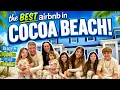 The BEST Place to Stay in Cocoa Beach Florida Luxury Beachfront Airbnb Tour Family Vacation
