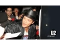Bruno Mars and Jessica Caban at the U2 concert