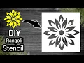 Easy Paper Rangoli Rangoli Stencil Paper Rangoli
