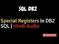 Special registers in SQL DB2