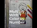 Color By Number Multiply With 7