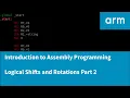 Introduction to Assembly Programming in ARM - Logical Shifts and Rotations Part 2