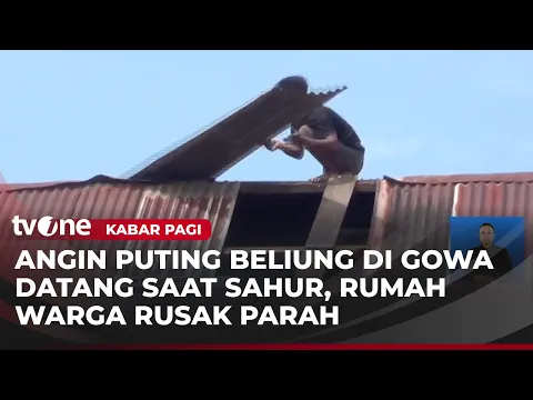 Puluhan Rumah Warga di Sulsel Hancur usai Diterjang Angin Puting Beliung