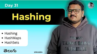 Hashing HashMap HashSet Explained in Telugu Python DSA Series Beginner to Advanced srkcodes