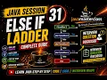 Else If Ladder in Java Real-Time Examples Interview Questions Java Session 31
