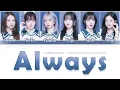 GFRIEND(여자친구) — Always Lyrics [Color coded Han/Rom/Eng]