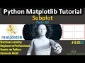 Matplotlib Subplot Matplotlib Tutorial in Hindi Part-10 Machine Learning Tutorial 03 10