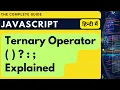JavaScript Ternary Operator Explained Conditional Operator Tutorial