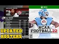 UPDATED 2021 NCAA 14 ROSTERS How to Update Rosters to 2021 - 2022 Season Xbox 360 PS3