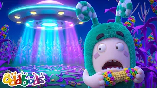 Zee’s UFO Cornfield Mystery! 🌽🛸 | Oddbods Cartoons | Funny Cartoons For Kids